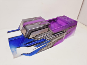 CARROSSERIE ET48 2.x BLANC/BLEU/GUN METAL/VIOLET PEINTE POUR ET48 2.0 - 2.2 TEKNO-RC