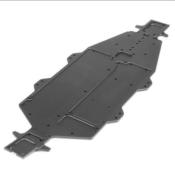 Châssis noir anodisé aluminium 4mm SCT410SL TEKNO-RC