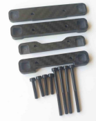 Renfort de support de triangle S35-4 "by RC Carbone Cavalieri" (4) SWORKZ