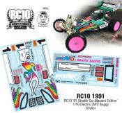 Planche de Stickers (A4) RC10 1991 MASAMI TEAM-C