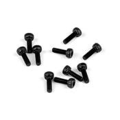 Vis têtes cylindriques M2x6mm noires (10) TEKNO-RC