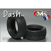 Pneus DASH avant 4x4 Bleu + Inserts (la paire) 6-Mik