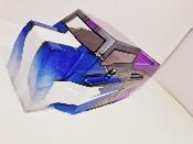 CARROSSERIE ET48 2.x BLANC/BLEU/GUN METAL/VIOLET PEINTE POUR ET48 2.0 - 2.2 TEKNO-RC