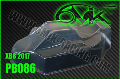 Carrosserie lexan pour Xray XB8 2017 (non-peinte) 6-MIK