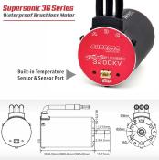 Moteur Supersonic 3660 4250Kv  axe dia. 5mm SURPASS HOBBY