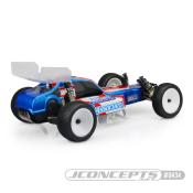 Carrosserie non-peinte "Protector" pour Associated RC10 Worlds car + aileron 6.5 J-CONCEPTS