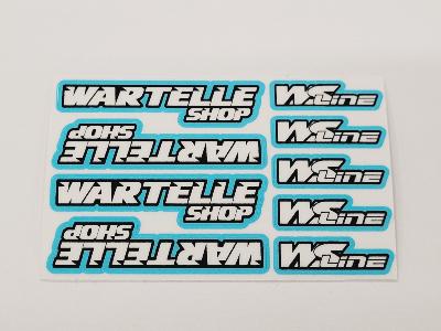 Stickers Wartelle Shop/ WSLine 71x45(différentes couleurs) WS-LINE