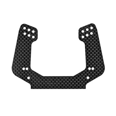 Tour d'amortisseur avant Carbon 3mm pour RC10 Big bore TEAM ASSOCIATED