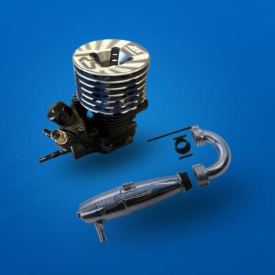 Combo Moteur RS Line Off-Road Engine 3 ports + Echapp. EFRA 2180 CORSATEC
