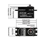 Servo BLS4355 Brushless 61KG/0.009sec@8.4V DSSERVO