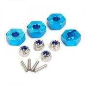 Hexagones de roue Alu. pour ROKATAN/RAMRAIDER (4) FTX-RC