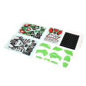 Kit stickers et pièces plastique VERT - PROMOTO MX LOSI