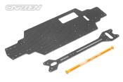Kit chassis/platine sup./cardan central pour M210 225mm CARTEN