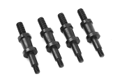 Fixations d'amortisseurs acier (4) SBX-825 CORALLY