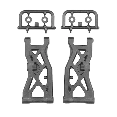 Triangles de suspension avant type carbone 73mm (2) B84 TEAM-ASSOCIATED