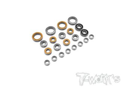 Kit complet de Roulements Etanches pour RC10 B6.4 /D (22pcs) T-WORK'S