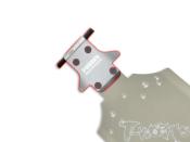Sabot de protection de châssis Inox Avt. pour KYOSHO MP11 (2) T-WORK'S