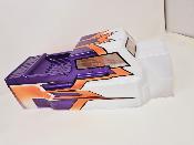CARROSSERIE ET48 2.x BLANC/ORANGE FLUO/VIOLET PEINTE POUR  ET48 2.0 - 2.2 TEKNO-RC