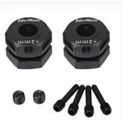 Hexagones de roues +2mm & visserie (2) HOBAO RACING