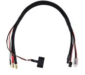 Câble de charge 2S 10AWG PK 5mm avec sonde de temp. pour sortie chargeur XT60  lg:45cms RC-DISCHAGER