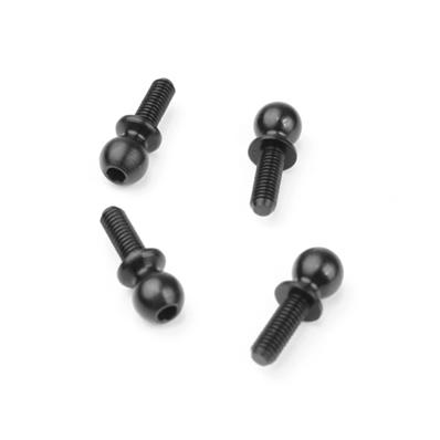 Ball Stud (5.5mm, short neck, 10mm thread, 4pcs) TEKNO-RC