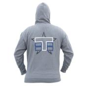 Sweat à Capuche Zippé "HOODIE" gris TEKNO-RC