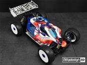 Carrosserie "Vision" non-peinte pré-découpée pour Associated RC8B3.1/B3.2 nitro BITTYDESIGN