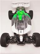 Carrosserie VSE Vert/Alu/Blanc peinte pour VSE HOBAO RACING