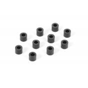 Rondelles alu noires 3x6x5.0mm (10) - XRAY