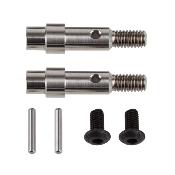 Hex Adapter Front Axles, titanium TEAM-ASSOCIATED