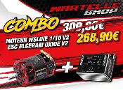 Combo Variateur Elceram OXIDE V2 1/10e + Moteur WSLine 1/10 V2 (Bobinage au choix) WS LINE