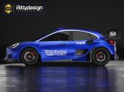 Carrosserie non-peinte Rally P10R 190mm 0.75mm Light WEIGHT BITTYDESIGN