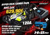 Combo Buggy VS2E 120Amp + Chargeur S100 + Lipo 4S 5200mAh XT90 WS-LINE