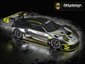 Carrosserie 1/7e P-GT3R 1.5mm pour ARRMA Infraction/Limitless (Pré-découpé-non peinte) BITTYDESIGN