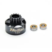Cloche d'embrayage 13 dents + roulements (2) HOBAO RACING