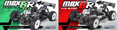 Pièces détachées et options 1/8e TT Mugen MBX-8R Eco & Nitro