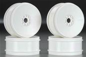 Lot de 2 paires de jantes Aka evo blanches 1/8e