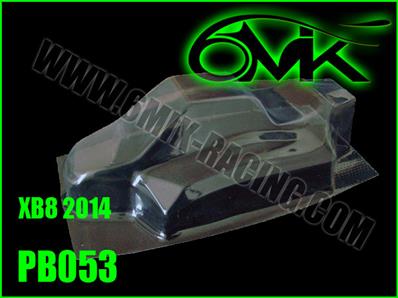 Carrosserie lexan pour Xray XB8 2014 (non-peinte) 6-MIK