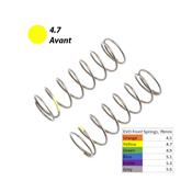 Ressorts 16mm avants EVO 4.7 jaunes (2) 8B 4.0 LOSI