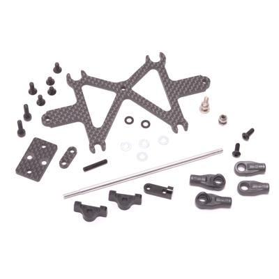 Kit de Fixation d'accu carbone et renfort pour C2W SCHUMACHER