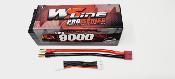 Accu Lipo 9000 120c 4S 15.2v (prises PK 5mm) +cordon DEANS/équilibrage WS-LINE