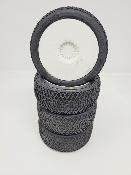 PNEUS DASH GOMME VERT MONTÉS SUR JANTES BLANCHES (4) - 5% D'USURES 6-MIK