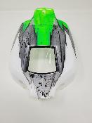CARROSSERIE VS2 BLANC/GUN METAL/VERT FLUO PEINTE POUR VS2 HOBAO RACING