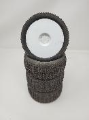 PNEUS WS02 GOMME 30S MONTÉS SUR JANTES BLANCHES (4) - 5% D'USURES WS LINE