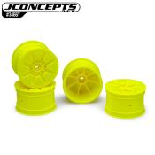 Jantes Arrieres "PIONEER" 2.2" Hex 12mm pour B7.1/B84/YZ2/XB2/XB4/LD3/CAT PB/22X/22X-4 (2 paires) (choix de couleurs) J-CONCEPTS