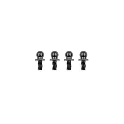 Rotules noires têtes courtes 5.3mm (4) RC10 TEAM-ASSOCIATED