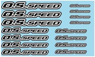 Stickers Speed Pro 2023 noir et blanc O.S