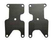 Plaques de renfort carbone de triangles arrières (1.2mm) RC8B3.2E TEAM-ASSOCIATED