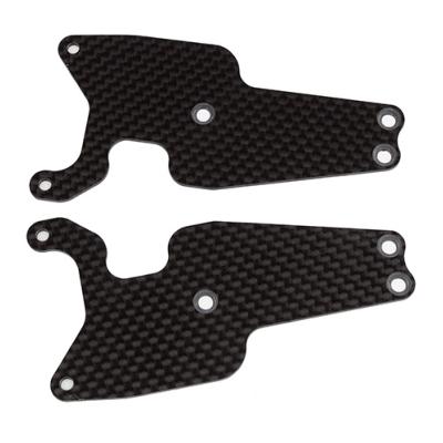 Bavettes carbone de protection de triangles avants 1.2mm Truggy TEAM-ASSOCIATED