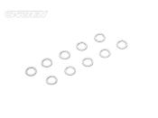 Rondelles aluminiums 5x7x0.5mm (10) CARTEN